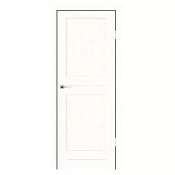 Дверное полотно Синержи Деревенская 1, Ясень белый, ПДГ 900х2000 мм
