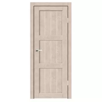 Дверное полотно Синержи Деревенская, Бетон бежевый, ПДГ 600х2000 мм