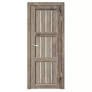 Дверное полотно Синержи Деревенская, Рустик пепельный, ПДО 900х2000 мм