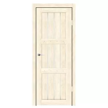 Дверное полотно Синержи Деревенская, Ваниль, ПДО 700х2000 мм