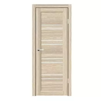 Дверное полотно Синержи Дуэт, Акация светлая, ПДО 800х2000 мм