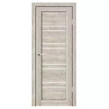 Дверное полотно Синержи Дуэт, Грей, ПДО 900х2000 мм