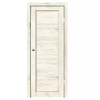 Дверное полотно Синержи Дуэт, Рустик молочный, ПДО 800х2000 мм