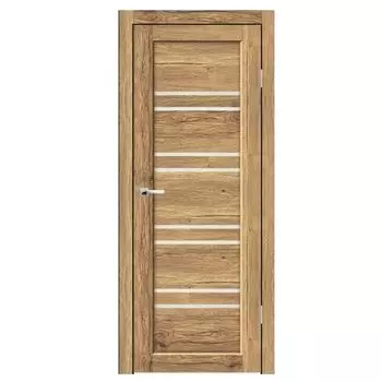 Дверное полотно Синержи Дуэт, Рустик соломенный, ПДО 700х2000 мм