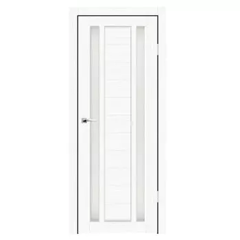 Дверное полотно Синержи Фиеста, Вуд Тангет Айс, ПДО 900х2000 мм