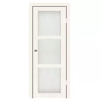 Дверное полотно Синержи Гарде, Бетон белый, ПДО 800х2000 мм