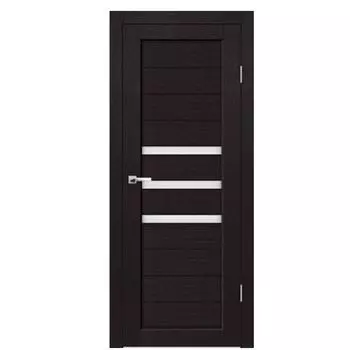 Дверное полотно Синержи Грация, Венге, ПДО 900х2000 мм