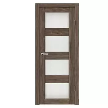 Дверное полотно Синержи Электра, Акация темная, ПДО 700х2000 мм