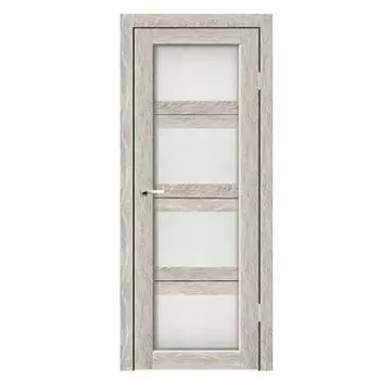 Дверное полотно Синержи Электра, Грей, ПДО 800х2000 мм