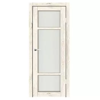 Дверное полотно Синержи Кьянти, Рустик молочный, ПДО 900х2000 мм