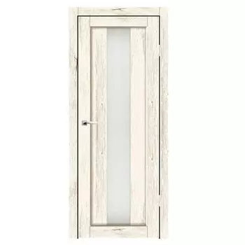 Дверное полотно Синержи Капелла, Рустик молочный, ПДО 900х2000 мм