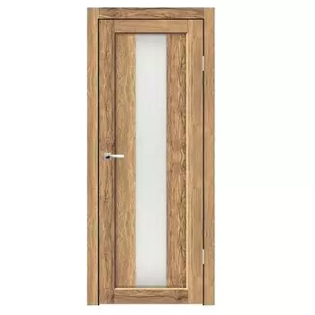 Дверное полотно Синержи Капелла, Рустик соломенный, ПДО 600х2000 мм