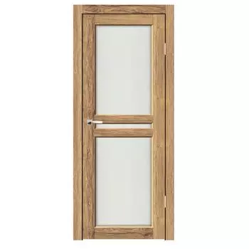 Дверное полотно Синержи Лацио 2, Рустик соломенный, ПДО 900х2000 мм