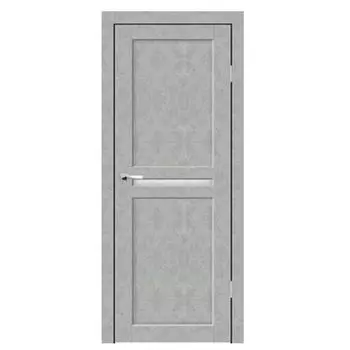 Дверное полотно Синержи Лацио, Бетон серый, ПДГ 800х2000 мм