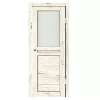 Дверное полотно Синержи Лацио, Рустик молочный, ПДО 800х2000 мм