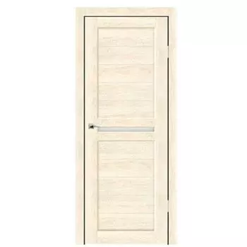 Дверное полотно Синержи Лацио, Ваниль, ПДГ 900х2000 мм