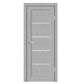 Дверное полотно Синержи Лада, Бетон серый, ПДО 700х2000 мм