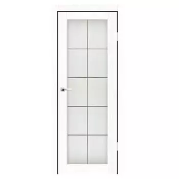 Дверное полотно Синержи Легро 2, Белый прованс, ПДО 600х2000 мм