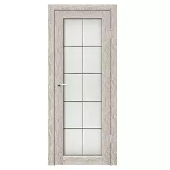 Дверное полотно Синержи Легро 2, Грей, ПДО 700х2000 мм