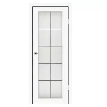 Дверное полотно Синержи Легро 2, Вуд Тангет Айс, ПДО 600х2000 мм