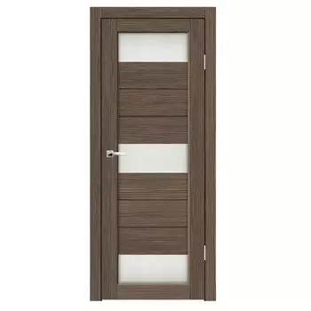 Дверное полотно Синержи Омега, Акация темная, ПДО 700х2000 мм