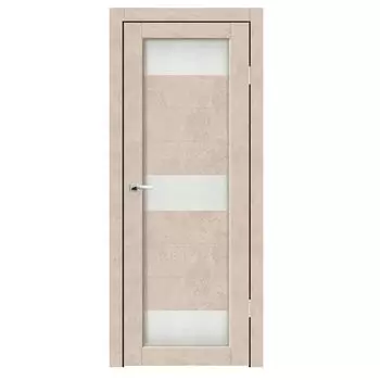 Дверное полотно Синержи Омега, Бетон бежевый, ПДО 600х2000 мм