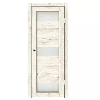 Дверное полотно Синержи Омега, Рустик молочный, ПДО 700х2000 мм