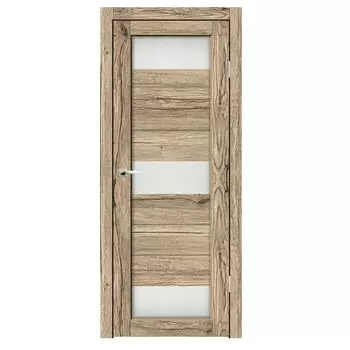 Дверное полотно Синержи Омега, Рустик натуральный, ПДО 600х2000 мм