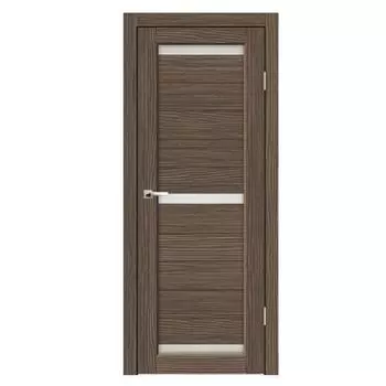 Дверное полотно Синержи Палермо, Акация темная, ПДО 600х2000 мм