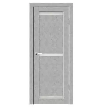 Дверное полотно Синержи Палермо, Бетон серый, ПДО 800х2000 мм