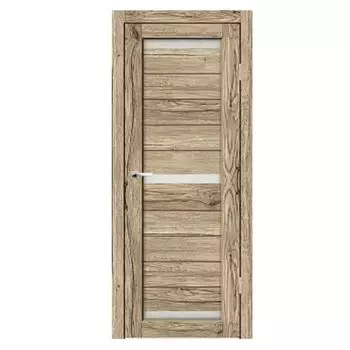 Дверное полотно Синержи Палермо, Рустик натуральный, ПДО 800х2000 мм