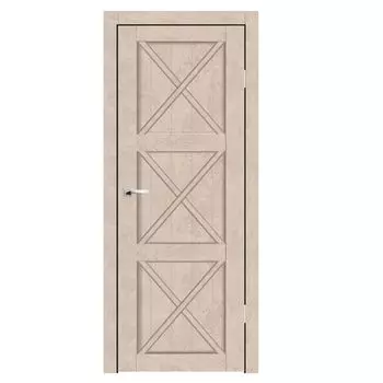 Дверное полотно Синержи Пандора, Бетон бежевый, ПДГ 900х2000 мм