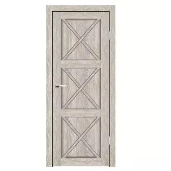 Дверное полотно Синержи Пандора, Грей, ПДГ 900х2000 мм