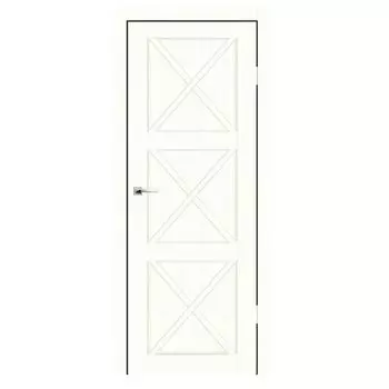 Дверное полотно Синержи Пандора, Ясень белый, ПДГ 800х2000 мм