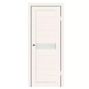 Дверное полотно Синержи Примо, Бетон белый, ПДО 800х2000 мм