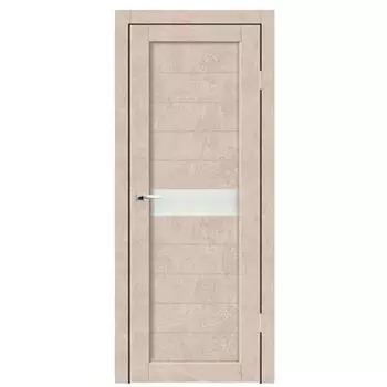 Дверное полотно Синержи Примо, Бетон бежевый, ПДО 800х2000 мм