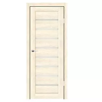 Дверное полотно Синержи Сена, Ваниль, ПДО 600х2000 мм