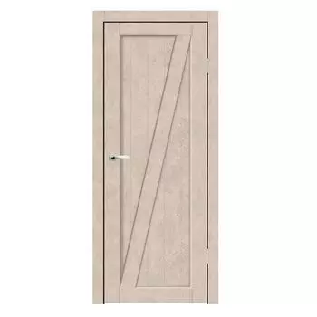 Дверное полотно Синержи Скандинавия 1, Бетон бежевый, ПДГ 800х2000 мм