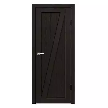 Дверное полотно Синержи Скандинавия 1, Венге, ПДГ 900х2000 мм