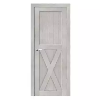 Дверное полотно Синержи Скандинавия 2, Вуд Тангет Латте, ПДГ 800х2000 мм