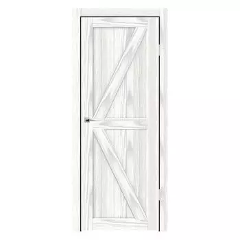 Дверное полотно Синержи Скандинавия 4, Ель беленая, ПДГ 900х2000 мм