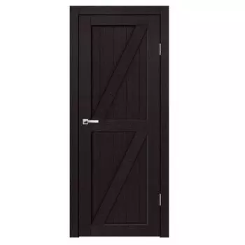 Дверное полотно Синержи Скандинавия 5, Венге, ПДГ 700х2000 мм