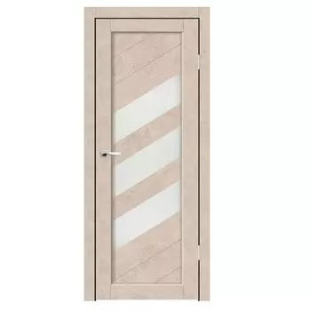 Дверное полотно Синержи Сопрано, Бетон бежевый, ПДО 600х2000 мм