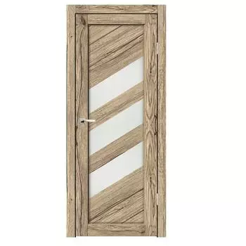 Дверное полотно Синержи Сопрано, Рустик натуральный, ПДО 900х2000 мм