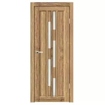 Дверное полотно Синержи Стронг, Рустик соломенный, ПДО 600х2000 мм