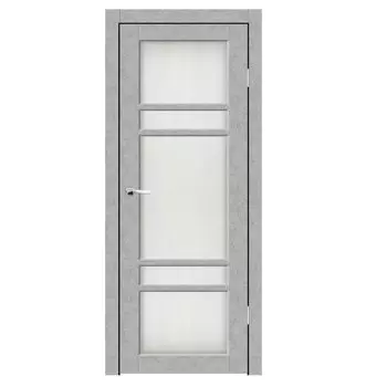 Дверное полотно Синержи Танго, Бетон серый, ПДО 600х2000 мм
