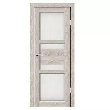 Дверное полотно Синержи Титул, Грей, ПДО 900х2000 мм