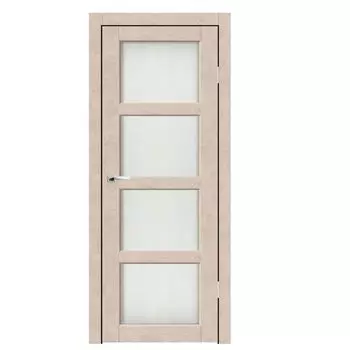 Дверное полотно Синержи Трио, Бетон бежевый, ПДО 900х2000 мм