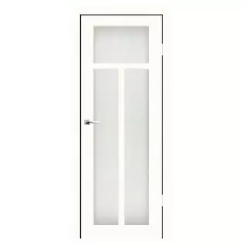 Дверное полотно Синержи Турин 1, Ясень белый, ПДО 700х2000 мм