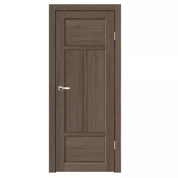 Дверное полотно Синержи Турин 2, Акация темная, ПДГ 600х2000 мм